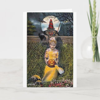 Vintage Halloween Grußkarten Klassische Poster Karte