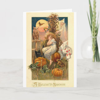 Vintage Halloween Grußkarten Klassische Poster Karte