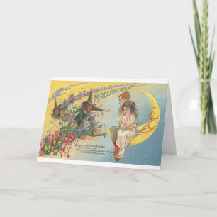 Vintage Halloween Grußkarten Klassische Poster Karte