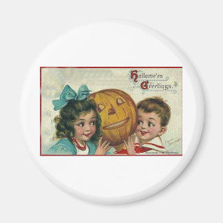 Vintage Halloween Grußkarten Klassische Poster Magnet
