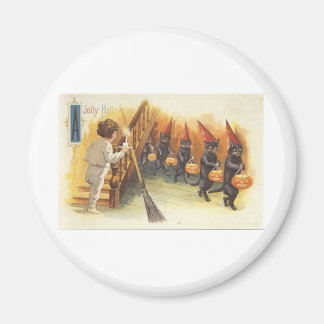 Vintage Halloween Grußkarten Klassische Poster Magnet