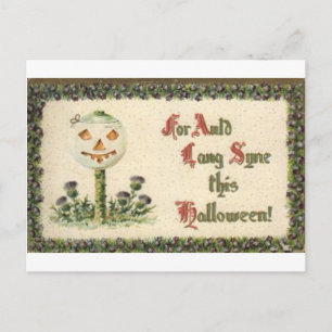 Vintage Halloween Grußkarten Klassische Poster Postkarte