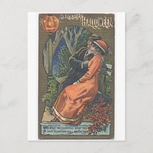 Vintage Halloween Grußkarten Klassische Poster Postkarte