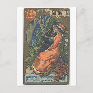 Vintage Halloween Grußkarten Klassische Poster Postkarte