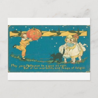 Vintage Halloween Grußkarten Klassische Poster Postkarte