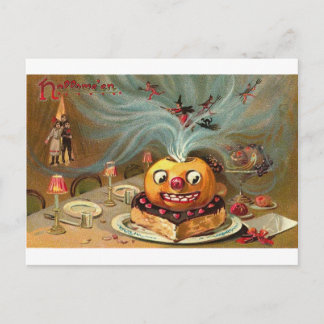 Vintage Halloween Grußkarten Klassische Poster Postkarte
