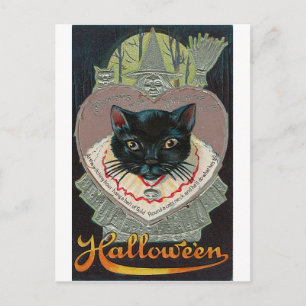 Vintage Halloween Grußkarten Klassische Poster Postkarte