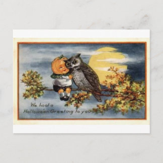 Vintage Halloween Grußkarten Klassische Poster Postkarte