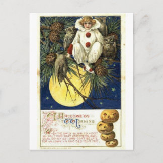 Vintage Halloween Grußkarten Klassische Poster Postkarte