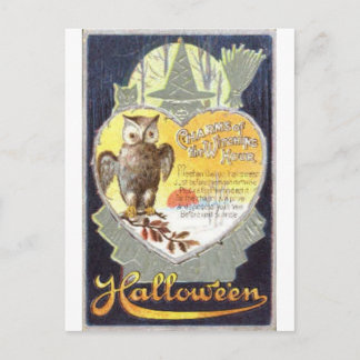 Vintage Halloween Grußkarten Klassische Poster Postkarte