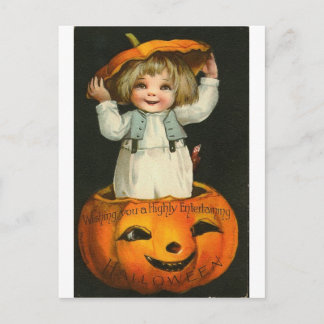 Vintage Halloween Grußkarten Klassische Poster Postkarte