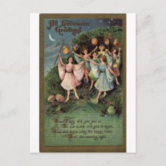 Vintage Halloween Grußkarten Klassische Poster Postkarte