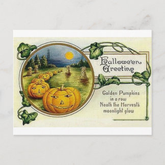 Vintage Halloween Grußkarten Klassische Poster Postkarte