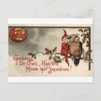Vintage Halloween Grußkarten Klassische Poster Postkarte