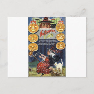 Vintage Halloween Grußkarten Klassische Poster Postkarte