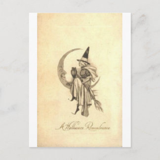 Vintage Halloween Grußkarten Klassische Poster Postkarte