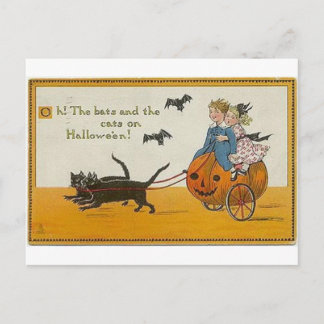 Vintage Halloween Grußkarten Klassische Poster Postkarte