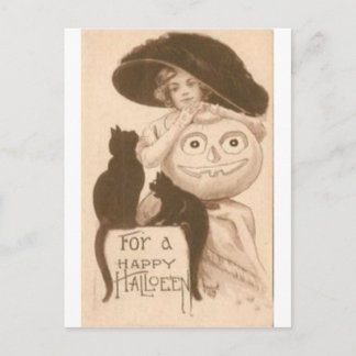 Vintage Halloween Grußkarten Klassische Poster Postkarte