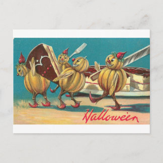 Vintage Halloween Grußkarten Klassische Poster Postkarte