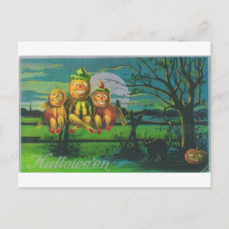 Vintage Halloween Grußkarten Klassische Poster Postkarte