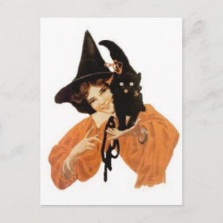 Vintage Halloween Grußkarten Klassische Poster Postkarte