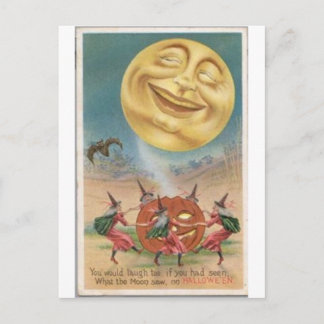 Vintage Halloween Grußkarten Klassische Poster Postkarte