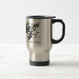 Vintage Halloween-Hexe Reisebecher