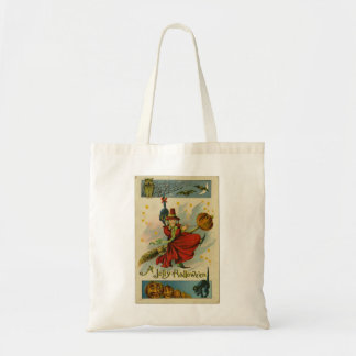 Vintage Halloween-Hexe Tragetasche