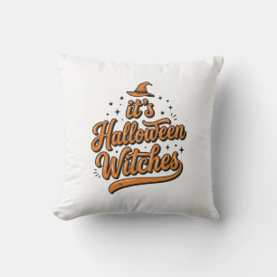 Vintage-Halloween-Hexen-Typografie-Shirt-Design_ Kissen