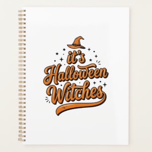 Vintage-Halloween-Hexen-Typografie-Shirt-Design_ Planer