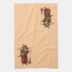 Vintage-Halloween-Hexentücher Handtuch
