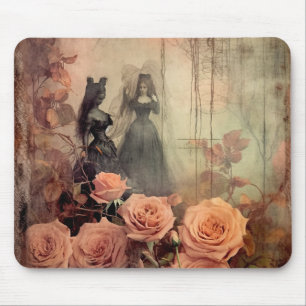 Vintage Halloween-Hexerei (10) Mousepad