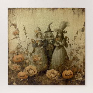 Vintage Halloween-Hexerei (5) Puzzle