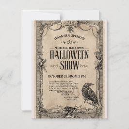 Vintage Halloween Invitation Save The Date