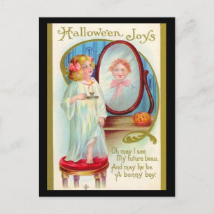 Vintage Halloween Joys Postkarte