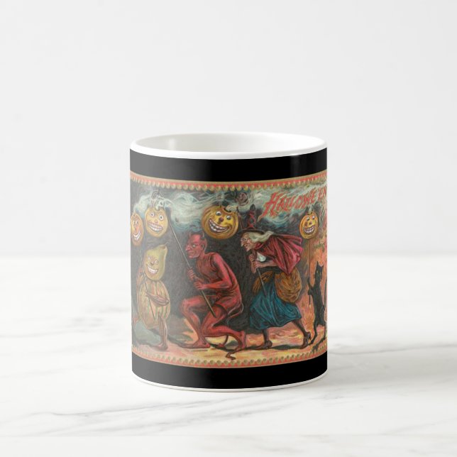 Vintage Halloween-Kaffee-Tasse Kaffeetasse (Mittel)