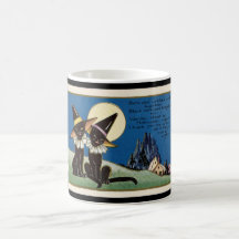Vintage Halloween-Kaffee-Tasse