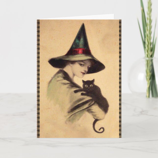 Vintage Halloween-Karte, Circa 1920 Karte (Vorderseite)