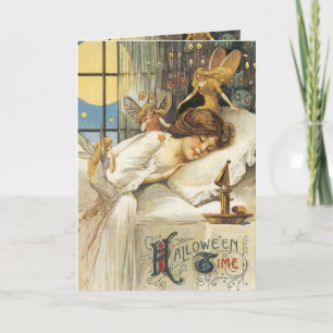 Vintage Halloween-Karte Karte
