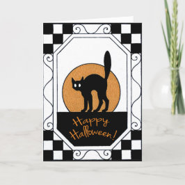 Vintage Halloween-Karte Karte