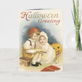 Vintage Halloween-Karte Karte