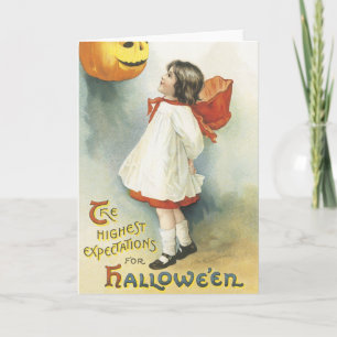 Vintage Halloween-Karte Karte
