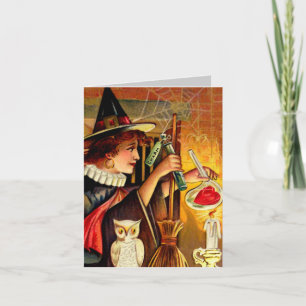 Vintage Halloween-Karte Karte