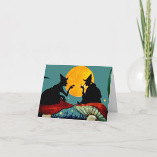 Vintage Halloween-Karte Karte