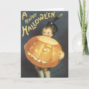 Vintage Halloween-Karten Karte