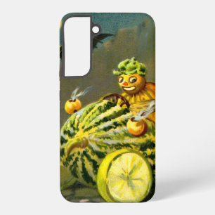 Vintage Halloween-Katzenjacke Samsung Galaxy Hülle