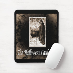 Vintage-Halloween-Kessel Mousepad