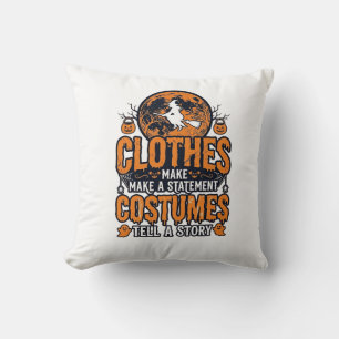 Vintage-Halloween-Kleidung Kostüm Statement-Shirt_ Kissen
