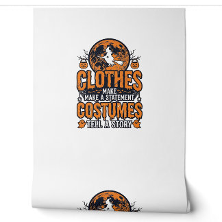 Vintage Halloween-Kleidung Kostüm Statement-Shirt_ Tapete
