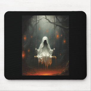 Vintage Halloween-Kostüm-Geister-Schaukel Mousepad
